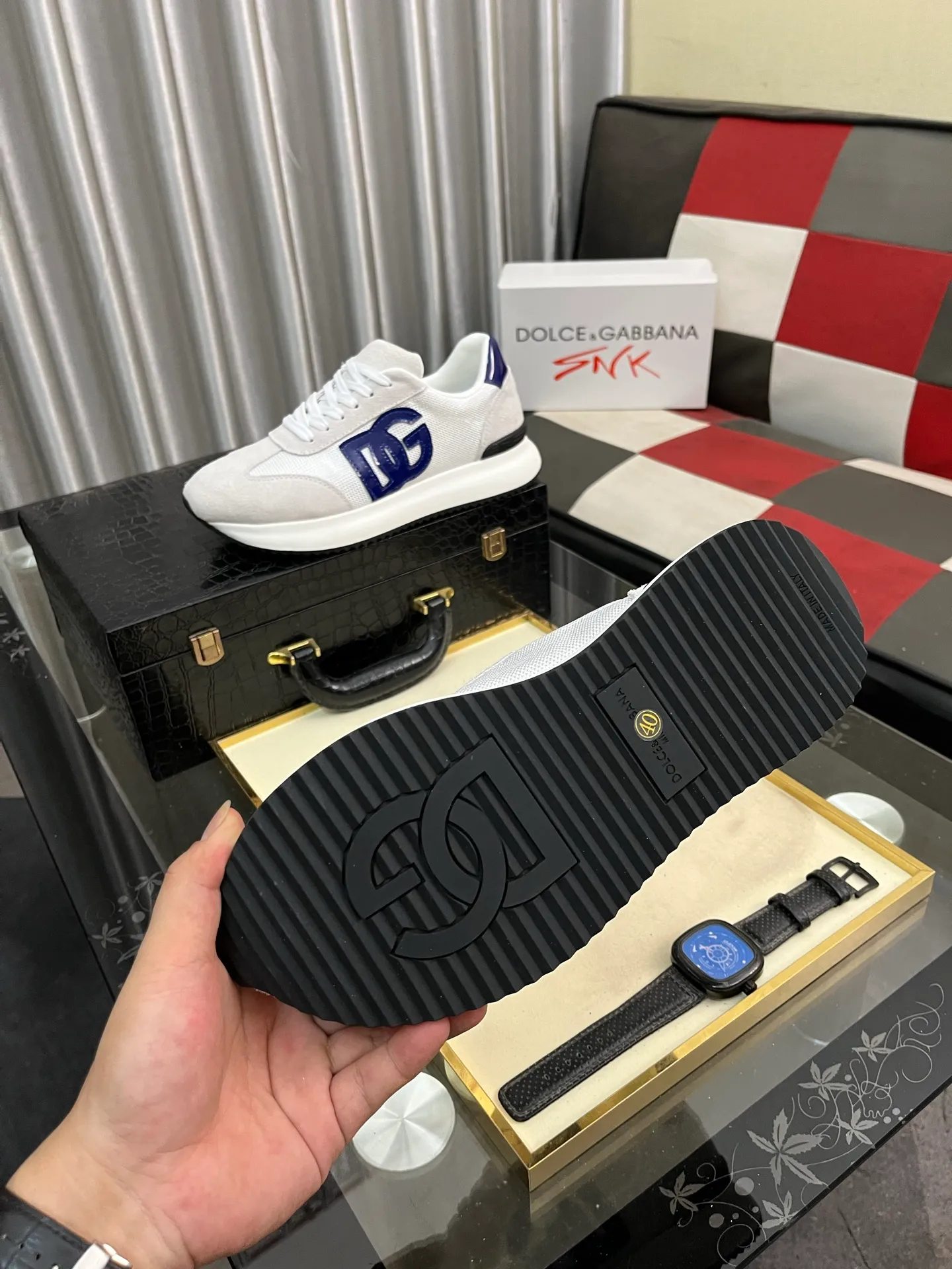 Men's shoes💰480⌚️⌚️【DG】Latest official website high-top casual, men's shoes original quality imported cowhide➕Yangli [Proud] In terms of materials and workmanship, it beats all versions on the market💕Highest quality shipments. Real photos, imported fabrics highlight the unique charm of the brand😘The shoelaces are also original custom-made👻Classic lace-up shoes, very comfortable on the feet, size 35-46